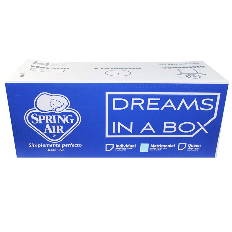 Colchón Spring Air Dreams in a box Queen Size