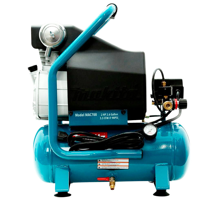 Compresora Eléctrica Makita MAC700 9.8L De 2.0 Hp 110V 130 PSI
