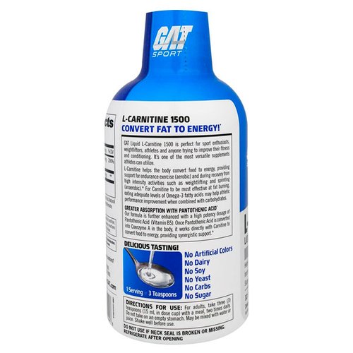 Essentials Liquid L-Carnitine Green Apple 473 ml (30 srvs)