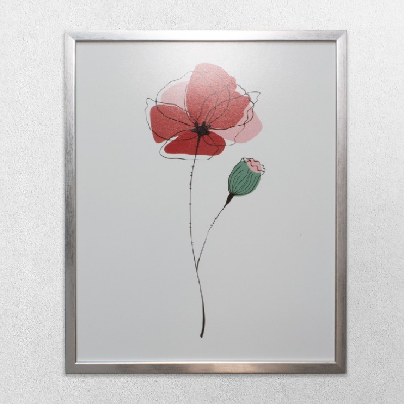 Elegante  Cuadro De Flor 20x24 pulgadas