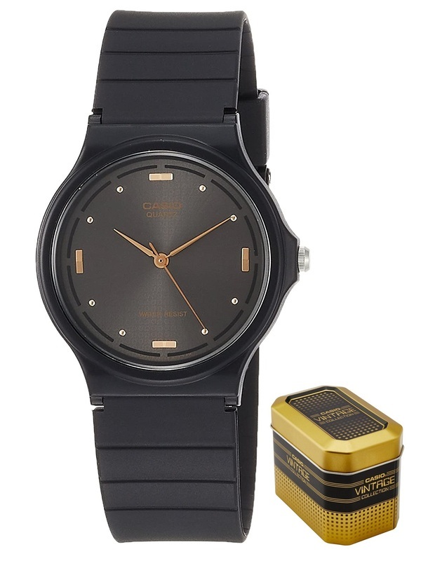 Reloj Casio MQ76 Negro Clásico Análogo Unisex Retro Caja Vintage