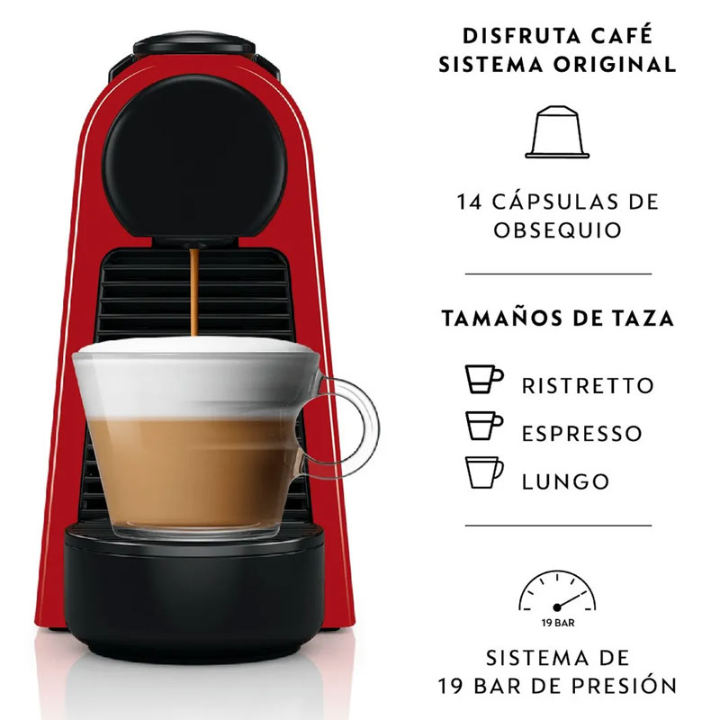 Cafetera Nespresso Cafe Capuchino Incluye 44 Capsulas