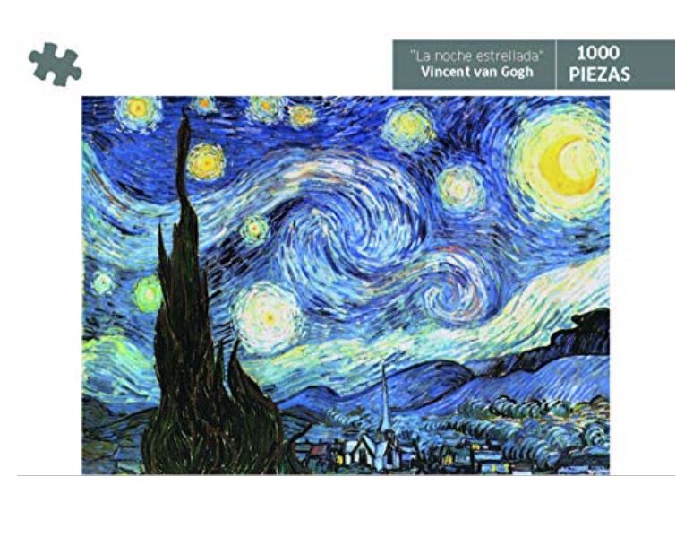 Tec4Home Rompecabezas Vincent Van Gogh La Noche Estrellada 1000 Piezas