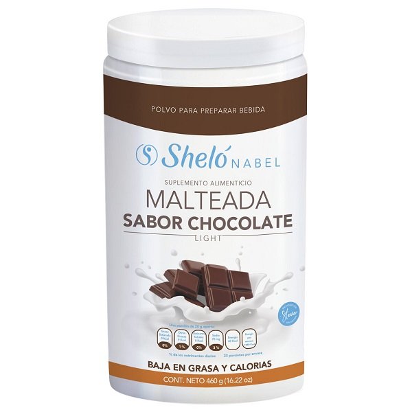 Malteada Light Sabor Chocolate Suplemento alimenticio Sheló Nabel