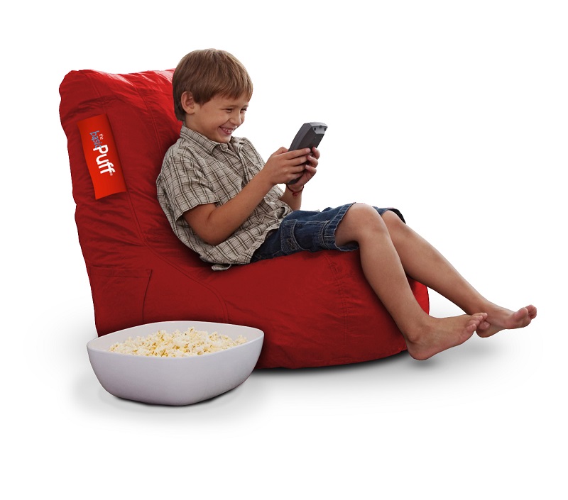 Puff L - Sillon, Puff para Niños Rojo en Forma de L