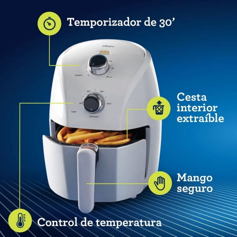 Mini freidora de aire Oster® CKSTAF15