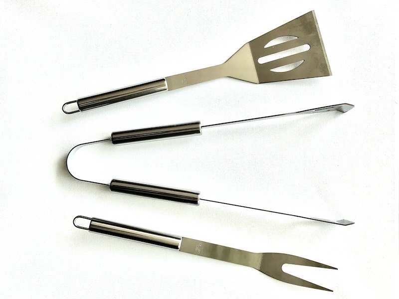 KIT DE 3 UTENSILIOS PARA ASADOR