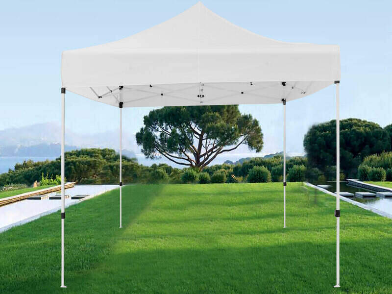 Toldo Plegable Venture 3m Blanco Cuadrado C/Funda transportadora