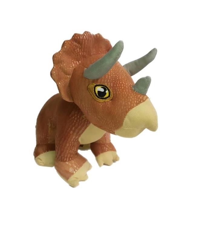 Peluche Dinosaurio Triceratops Textura De Apariencia Real