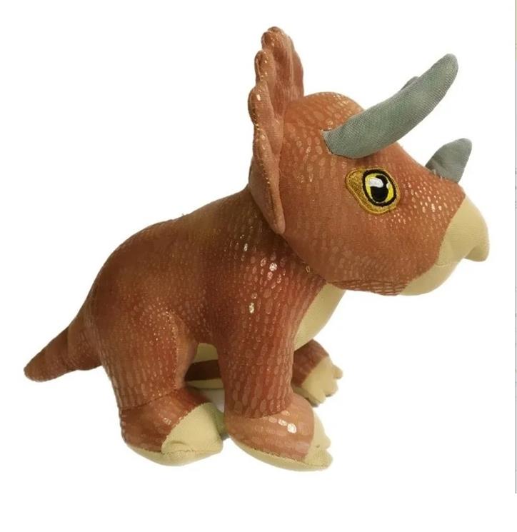 Peluche Dinosaurio Triceratops Textura De Apariencia Real