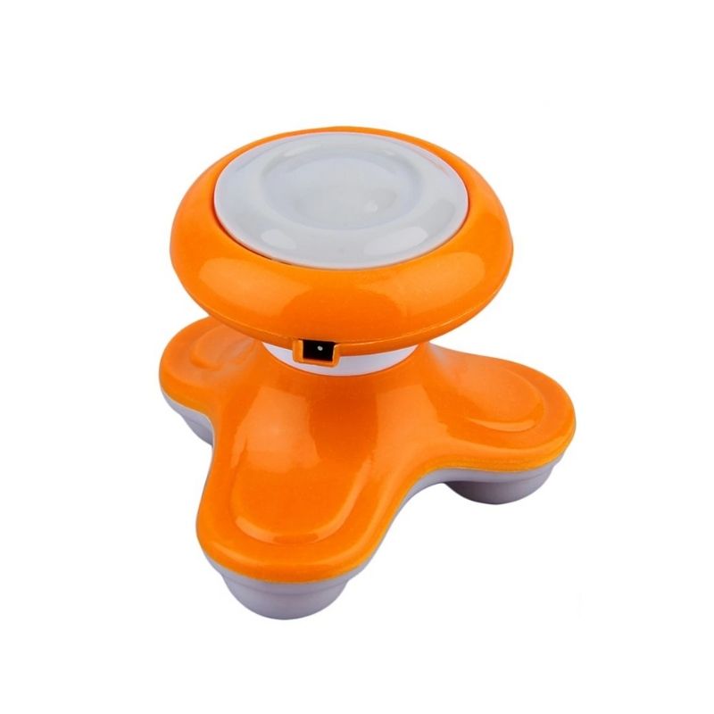 Mini Masajeador Corporal Eléctrico, LBP, Ondas Vibratorio, Baterías, 10cm (4in) -Naranja