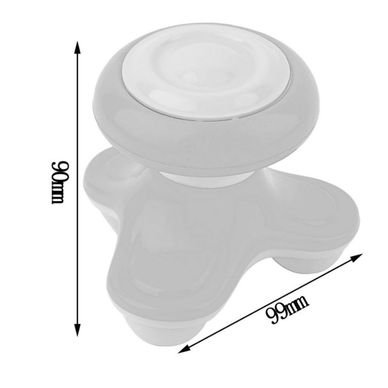 Mini Masajeador Corporal Eléctrico, LBP, Ondas Vibratorio, Baterías, 10cm (4in) -Naranja