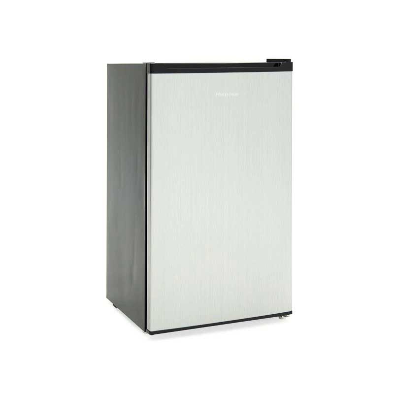 FRIGOBAR HISENSE DE 3.3 PIES PLATA RR333D6ALX