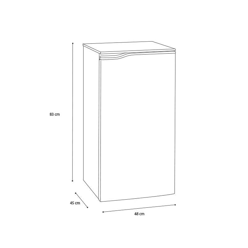 FRIGOBAR HISENSE DE 3.3 PIES PLATA RR333D6ALX