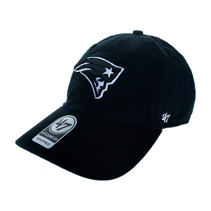 Gorra 47 Unisex Black New England Patriots Clean Up F-RGW19GWSNL-BKF