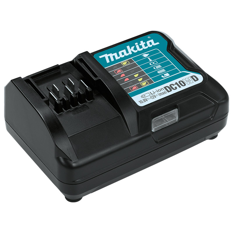 Cargador De Baterías Makita DC10WD Para 12V Max Litio-Ion