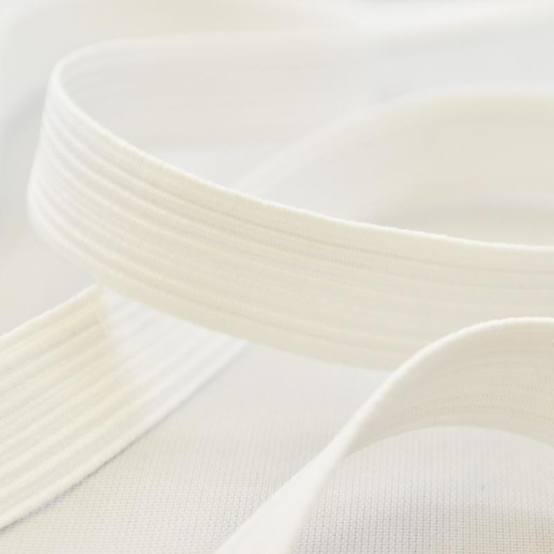 Tienda Modatelas Elastico Poly Blanco # 18