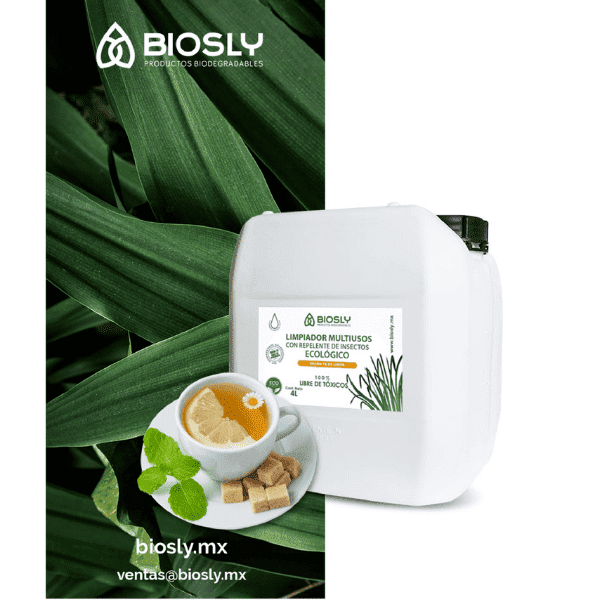 Limpiador Multiusos Ecológico Con Repelente De Insectos 4 Lt