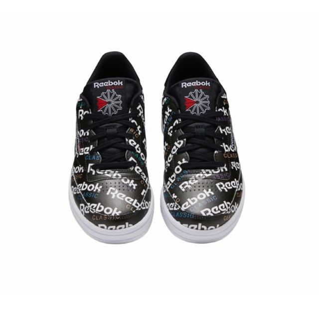 TENIS REEBOK HOMBRE CLASSIC CASUAL CLUB C NEGROS LOGOTIPO