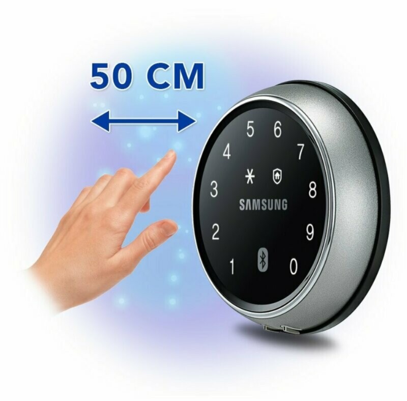 Cerradura Inteligente Digital Samsung SHPDS705 Bluetooth Clave Tarjeta