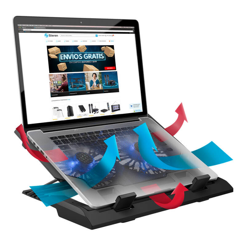 Base De Enfriamiento Para Laptop, Con Ventilación | Com-098 