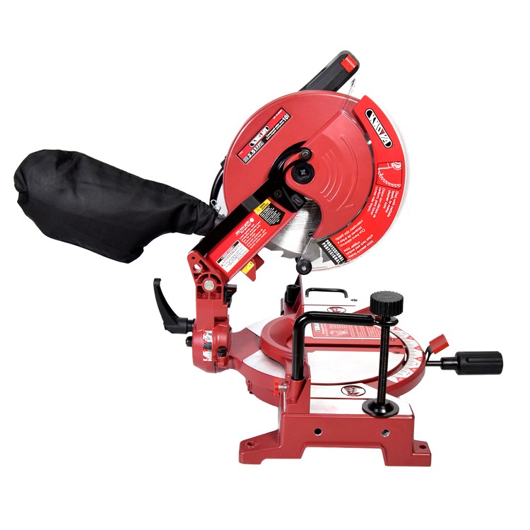 Knova Sierra de inglete profesional 10" 4,800 R.P.M 15amp 120V capacidad de cortes de inglete, a bisel, angular y compuestos
