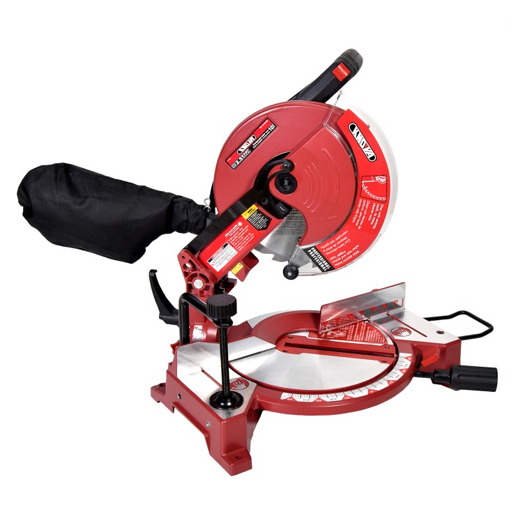 Knova Sierra de inglete profesional 10" 4,800 R.P.M 15amp 120V capacidad de cortes de inglete, a bisel, angular y compuestos