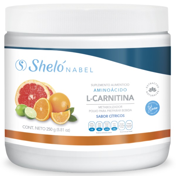 L-Carnitina Sabor citricos Suplemento Alimenticio 250g SHELO NABEL