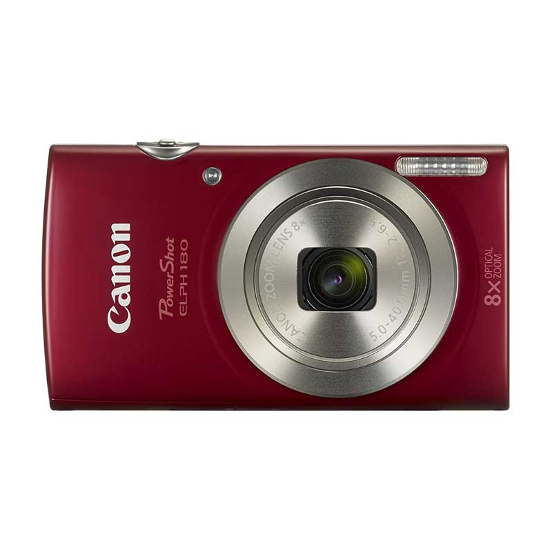 CAMARA CANON ELPH 180 ROJA 20MP ZOM 8X VIDEO 720 PANTALLA 2.7