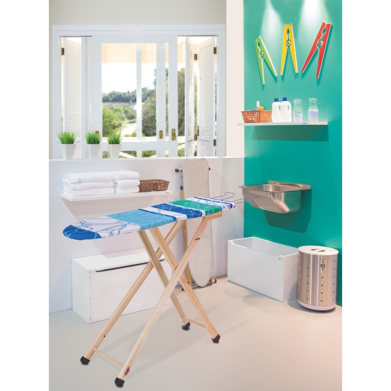 Mesa Burro de Planchar Tramontina 91750/130 Compacto con Forro y Soporte para Plancha END6D**