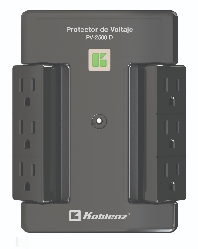 Protector de Voltaje Koblenz PV-2500 D para pantallas de pared END