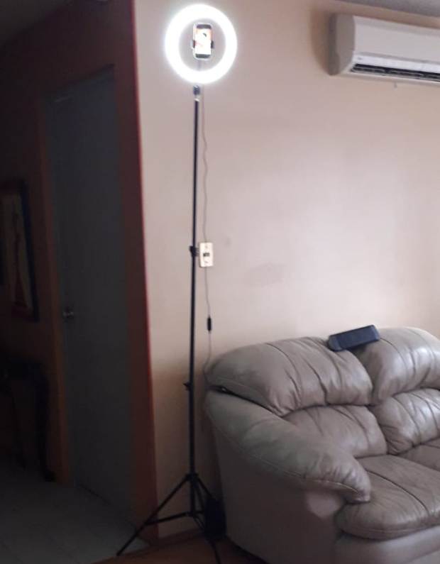 ARO LUZ LED CON TRIPIE Y MINI TRIPIE INCLUYE BOTON BLUETOOTH