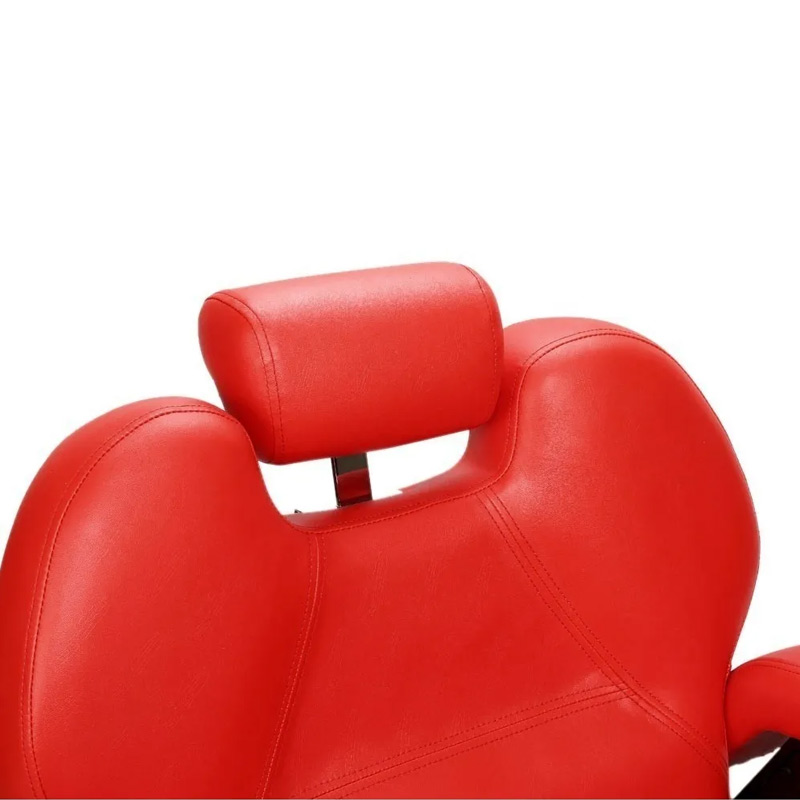 Sillon Barbero Peluqueria Silla Barberia Roja Estetica Rudo
