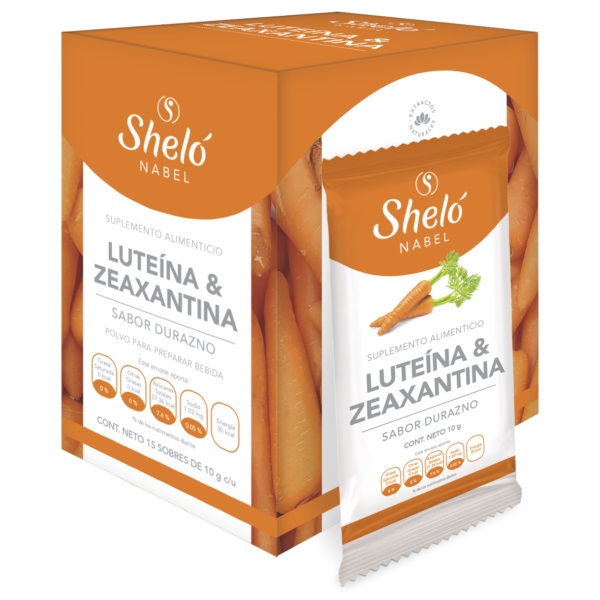 Luteina & Zeaxantina Suplemento alimenticio Sabor Durazno Shelo Nabel