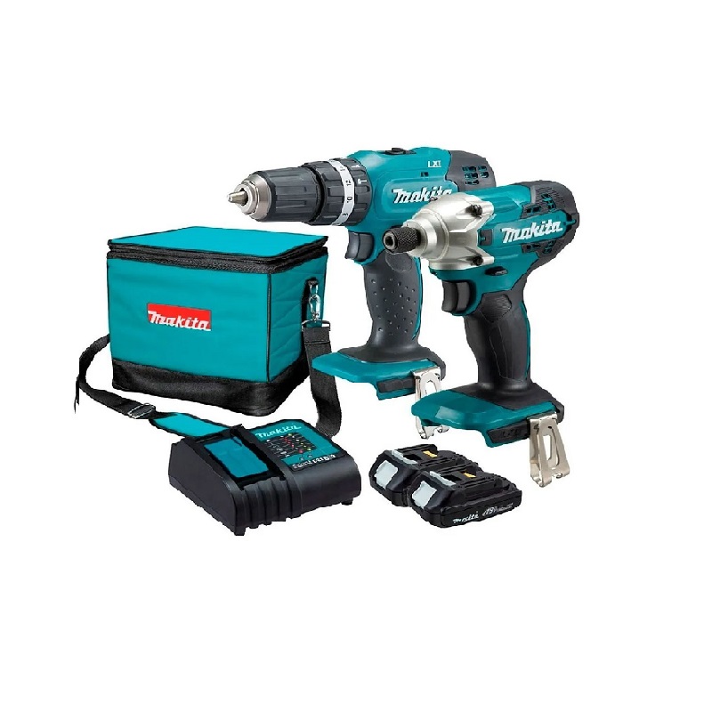 Combo Rotomartillo Y Atornillador 18v Makita Dlx2336syx
