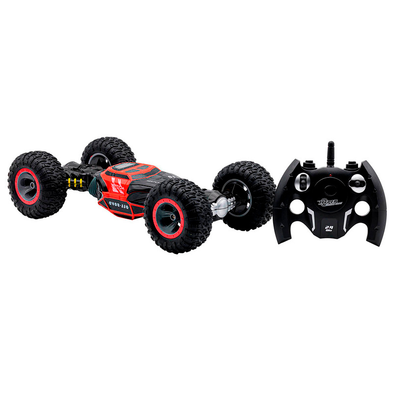 CARRO A CONTROL REMOTO ESCALADOR TRANSFORMADOR LEOPARD GIROS 360 KZ127282