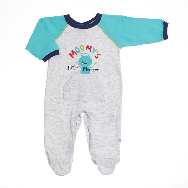 Mameluco para Bebé color Gris 0 a 2 años