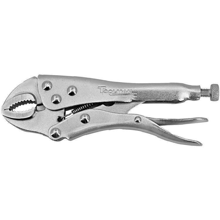 Toolman Juego de Pinzas de presión 5 piezas con puntas combinadas mordaza curvas y punta larga