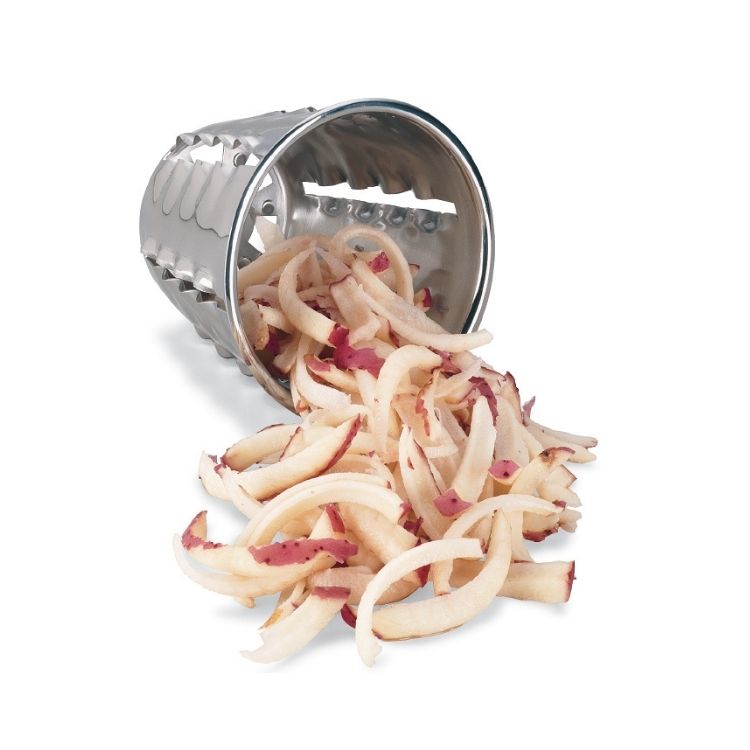 Rebanador Y Rallador De Alimentos Verduras cromado 5 conos acero inoxidable JM-002 Jugomex