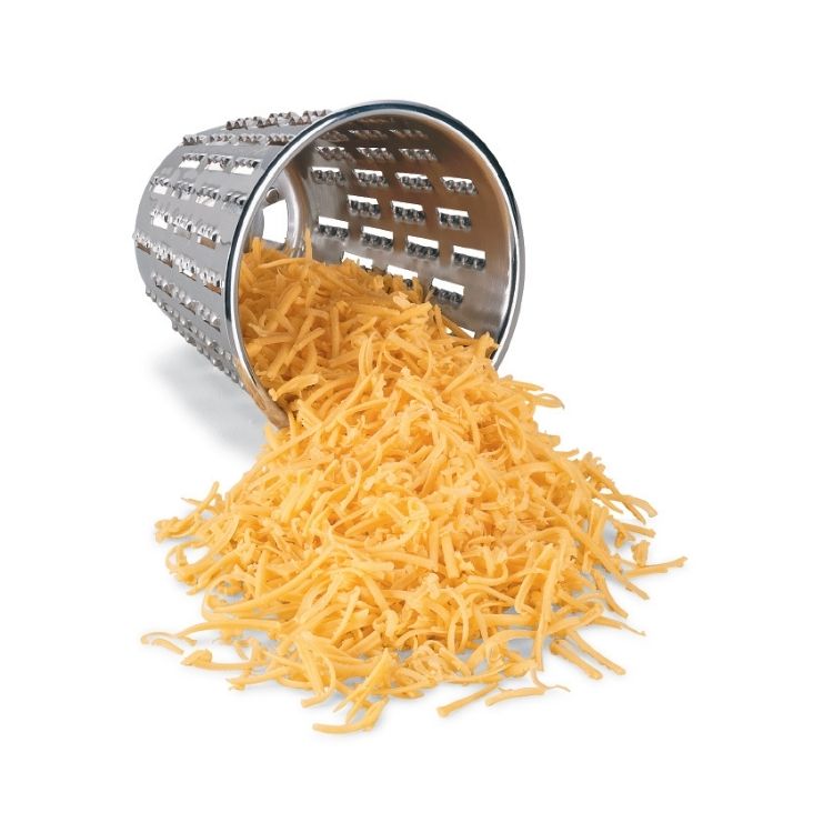 Rebanador Y Rallador De Alimentos Verduras cromado 5 conos acero inoxidable JM-002 Jugomex