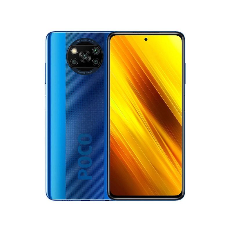 Smartphone POCO X3 Azul 6GB + 64GB Desbloqueado Dual SIM