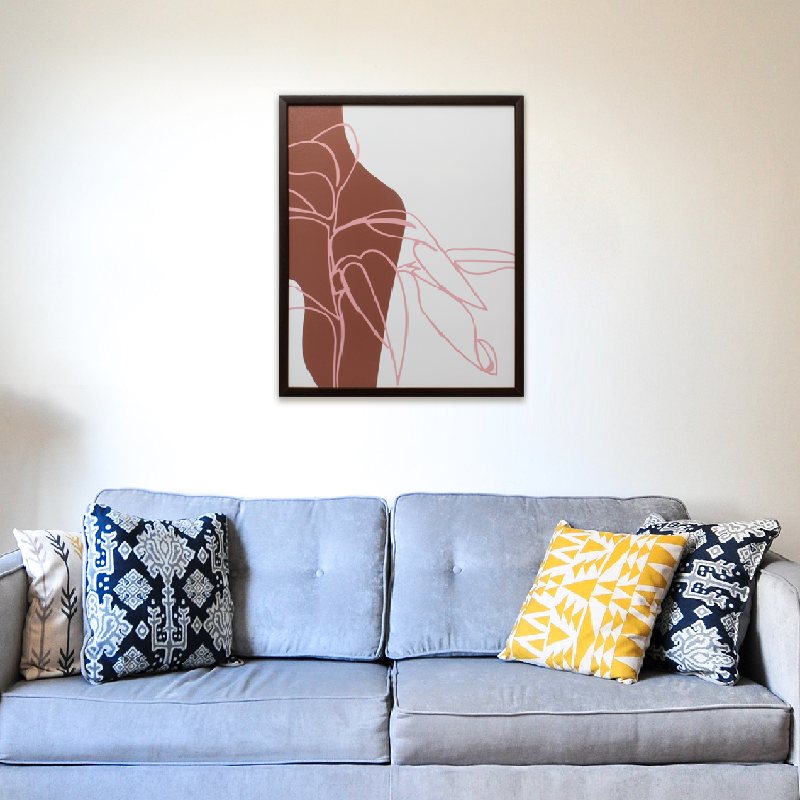 Elegante Cuadro De Flores 16x20 pulgadas