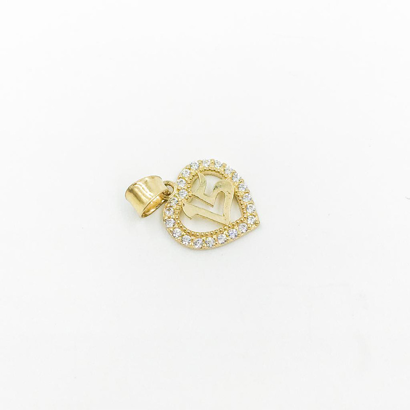 Medalla 15 Años Corazón VAROURO Oro 10k + Cadena De Regalo