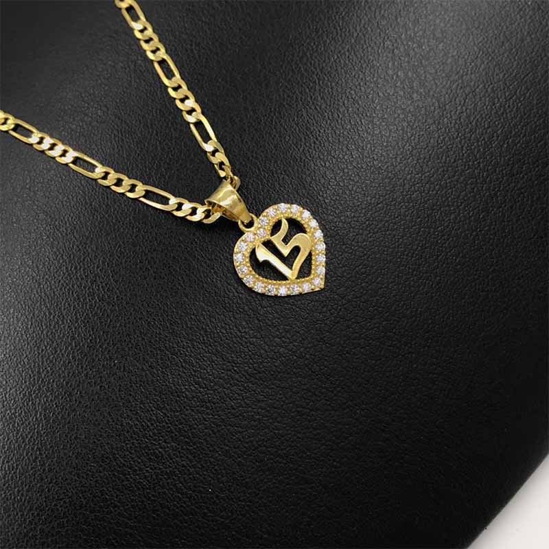 Medalla 15 Años Corazón VAROURO Oro 10k + Cadena De Regalo