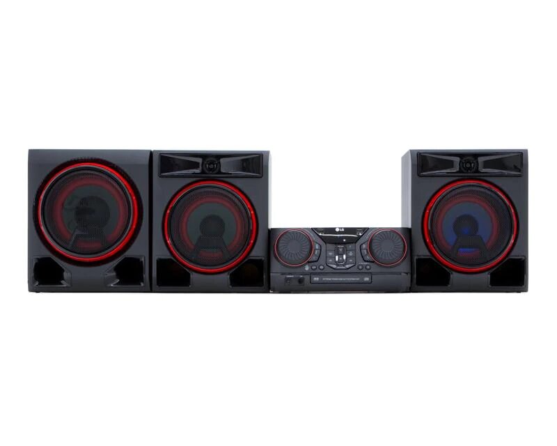 Minicomponente LG CK57 1100 Watts Bluetooth Luces Karaoke Negro