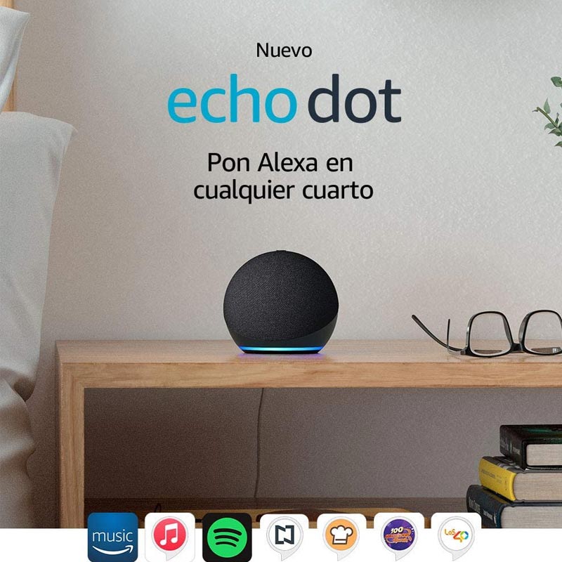 Bocina Inteligente Echo Dot Alexa 4ta Generación