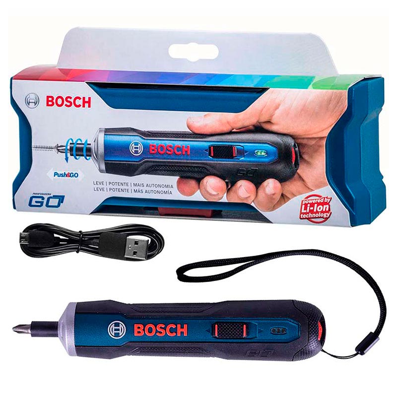 Destornillador Atornillador Inalámbrico Bosch Go 06019H20E0 De 3.6V