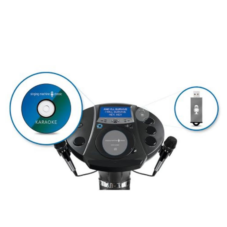 Sistema de Karaoke Bluetooth Singing Machine iSM 1030BT CST