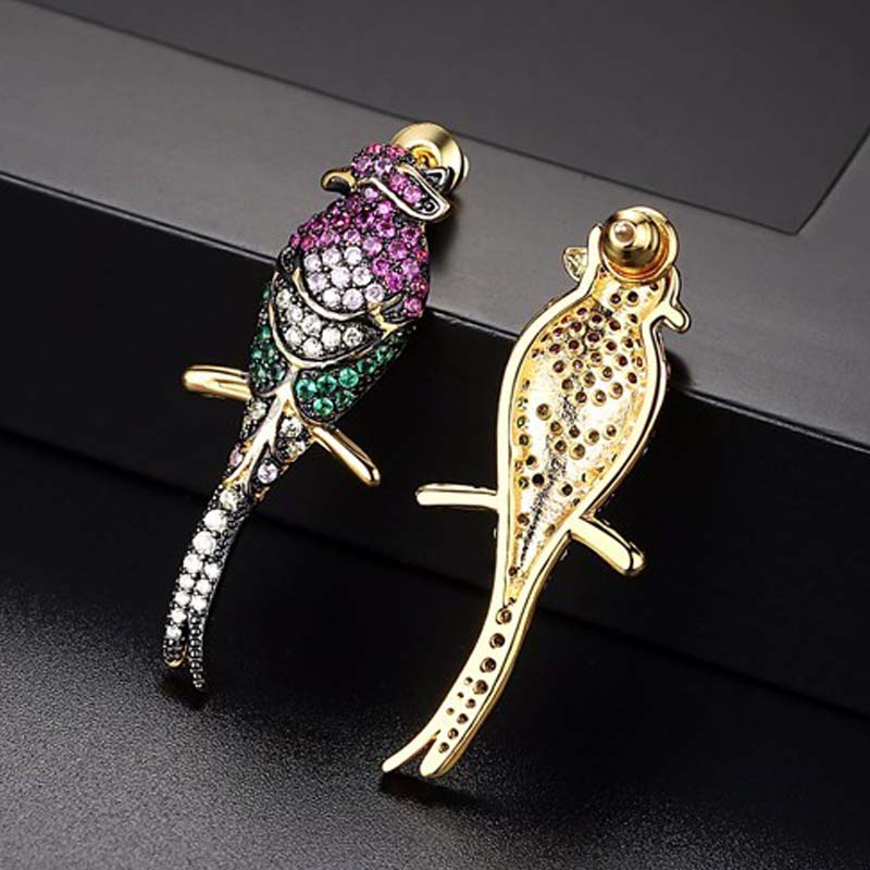 Anillo Aretes Corazón Amor Mamá 10 Mayo Fénix Quetzal Colibrí Swarovski Elements