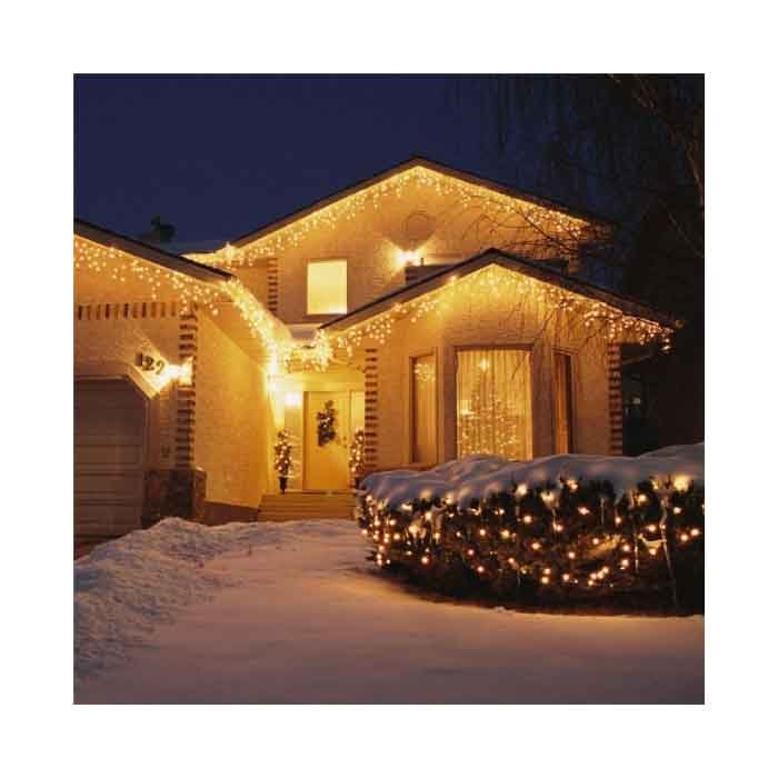 Serie Navideña Cascada 1000 Luces Leds 16m Exterior Navidad interior / Exterior - Blanco Calido